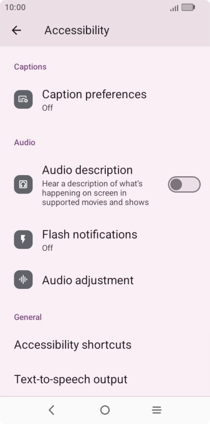 Press the required category below 