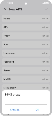 Key in 212.183.137.012 and press OK.