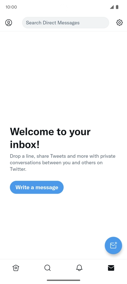 Press the new message icon.