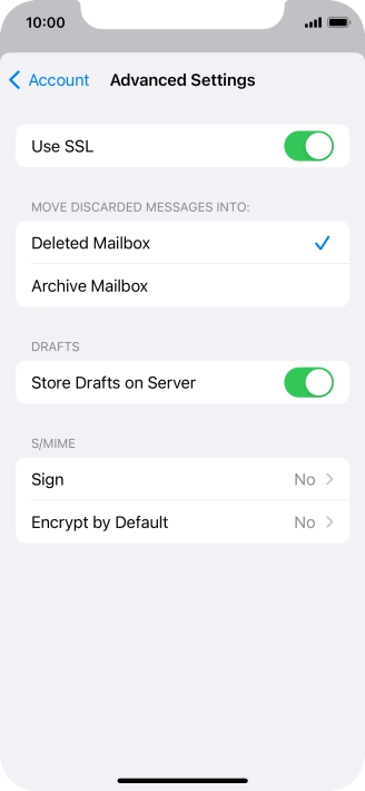 Press the indicator next to Press the indicator next to