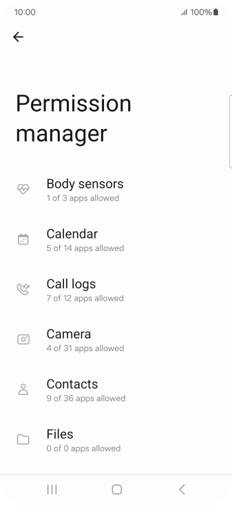 Press the required phone function.