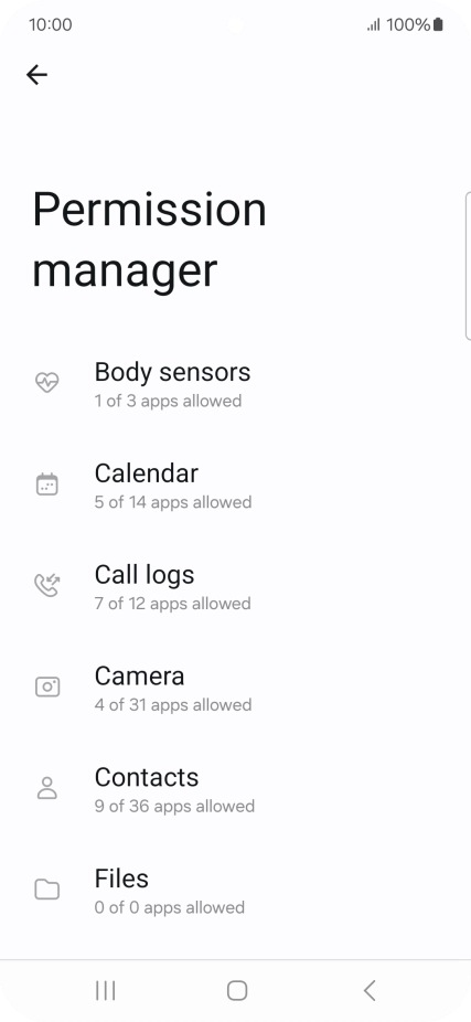 Press the required phone function.
