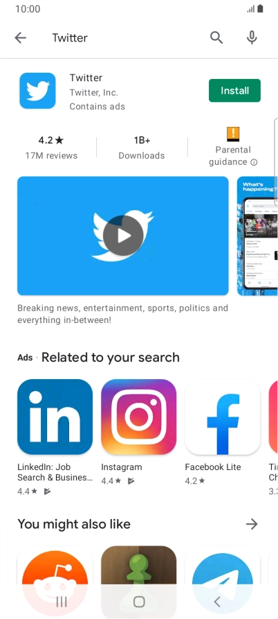 Press Twitter.