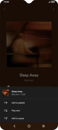 Press Add to playlist.