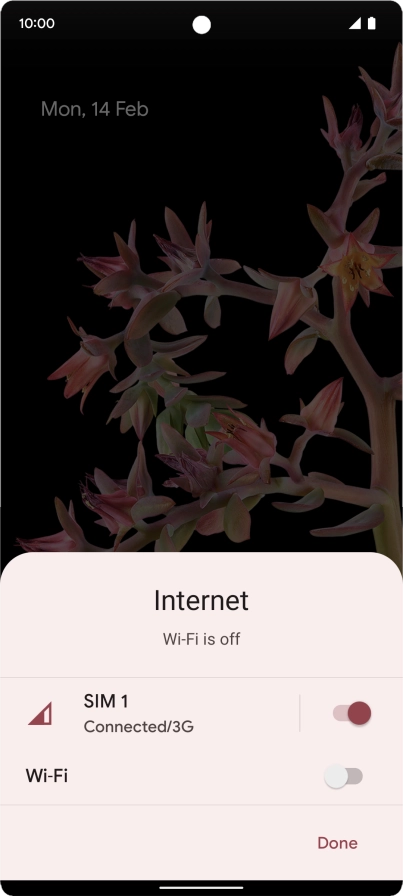 Press the indicator next to Press the indicator next to