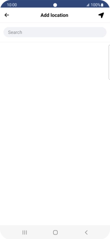 Press the search field and key in the required search word.