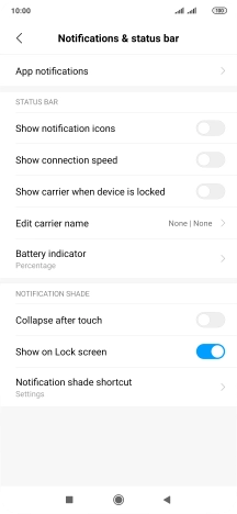 Press App notifications.