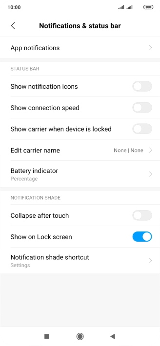 Press App notifications.