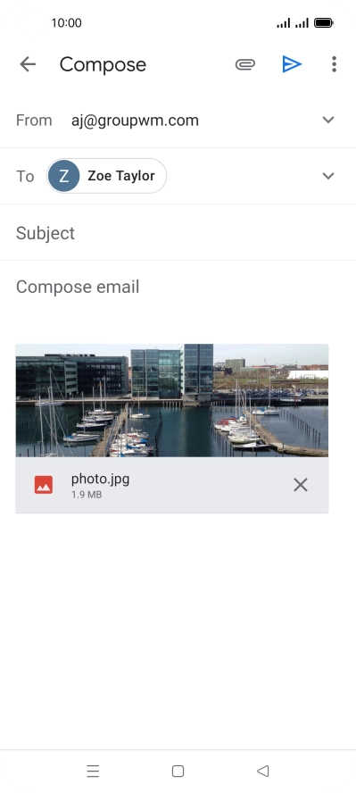 Press Subject and key in the required subject.