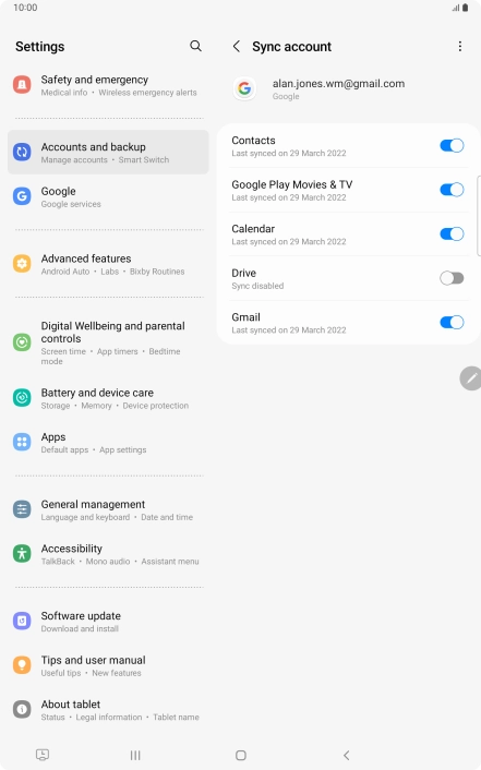 Press the Home key to return to the home screen.