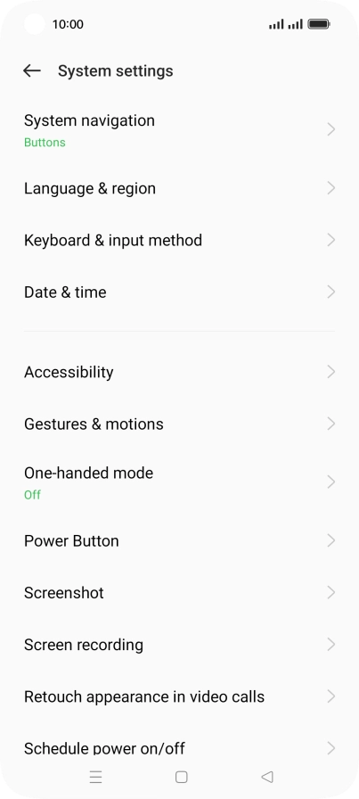 Press Language & region.