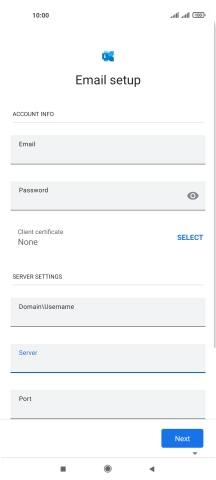 Press the field below 