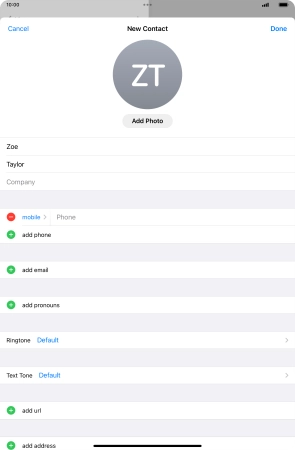 Press Phone and key in the required phone number.