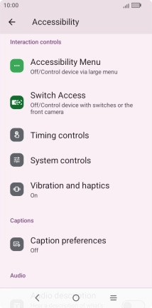 Press the required category below 