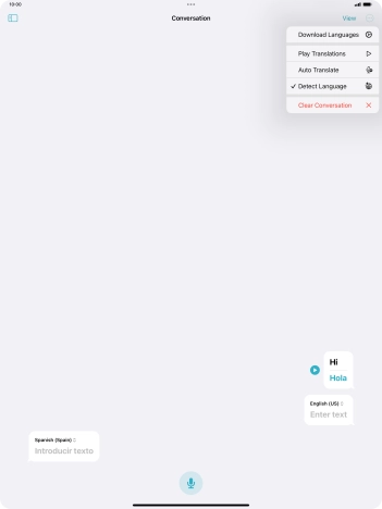 Press Clear Conversation.