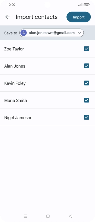 Press the drop down list next to 
