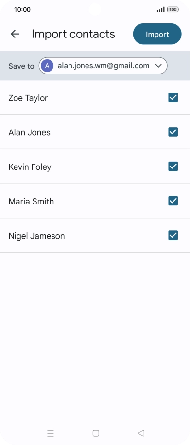 Press the drop down list next to 