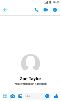 Press the text input field.