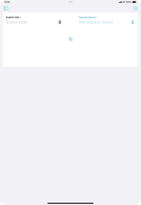 Press the first drop down list.
