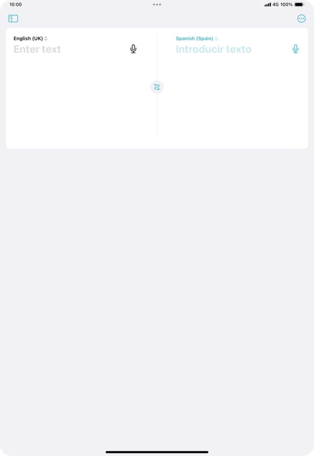Press the first drop down list.