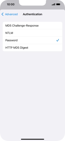 Press Password.
