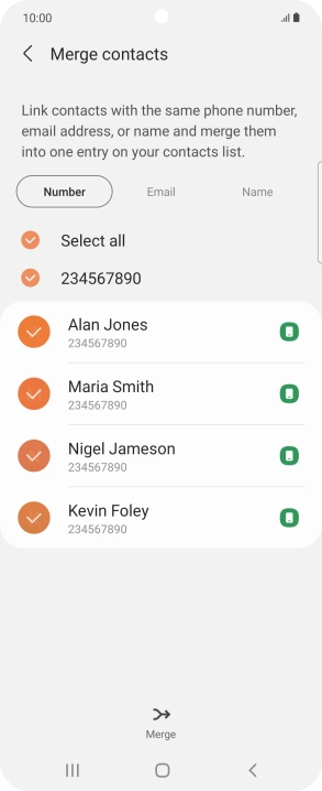 Press Merge. Press Merge.
