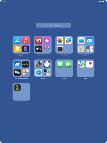 Press and hold the required app.