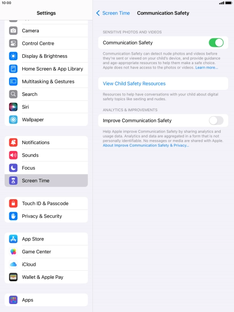 Press the indicator next to Press the indicator next to