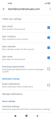 Press the field next to 