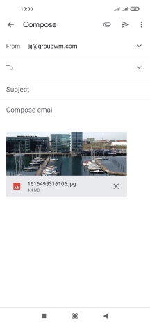 Press the field next to 