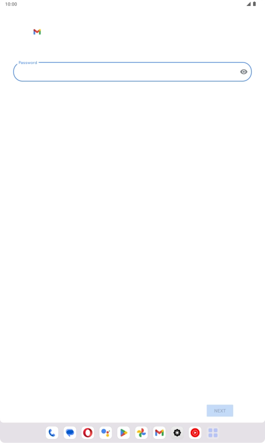 Press the field below 