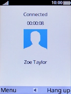 Press Disconnect to end the call.