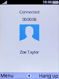 Press Disconnect to end the call.