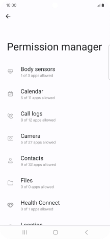Press the required phone function.