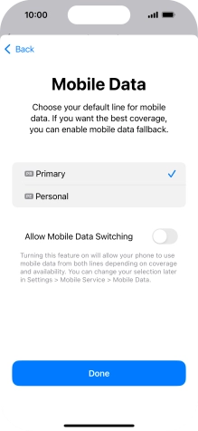 Press the indicator next to Press the indicator next to