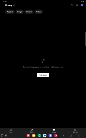 Press the drop down list.