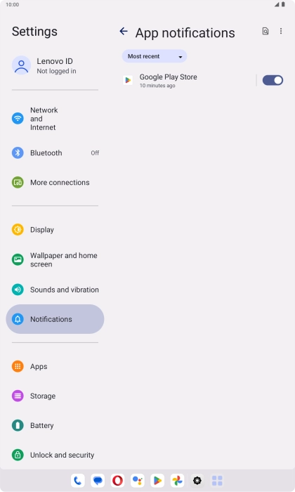 Press the drop down list.