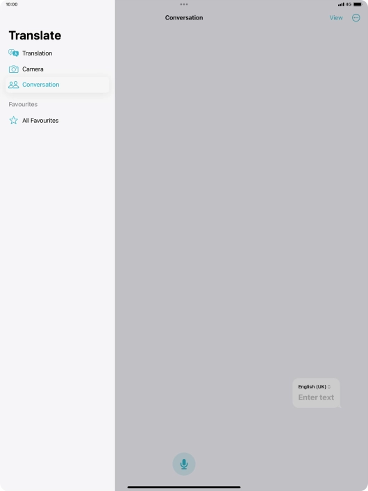 Press anywhere on the screen.