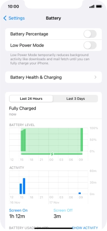 Press the indicator next to Press the indicator next to