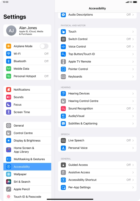Press the required category below 