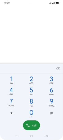 Press the Home key to return to the home screen.