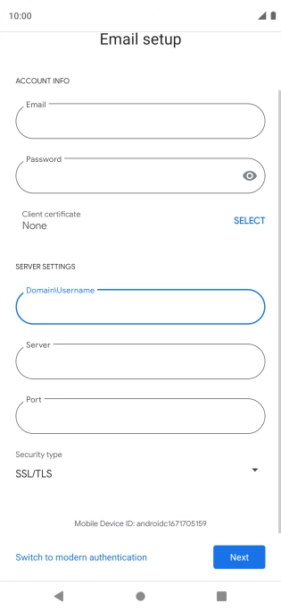 Press the field below Press the field below