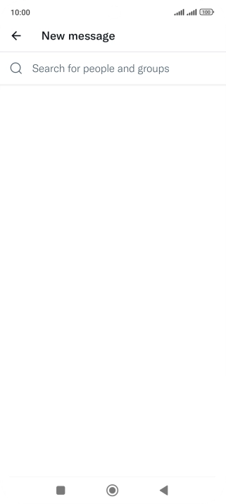 Press the search field.