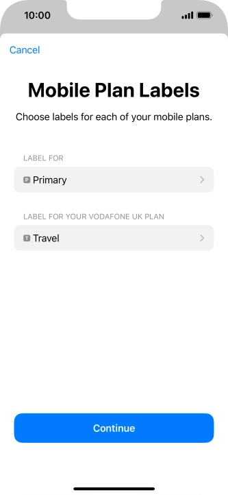 Press Continue. Press Continue.