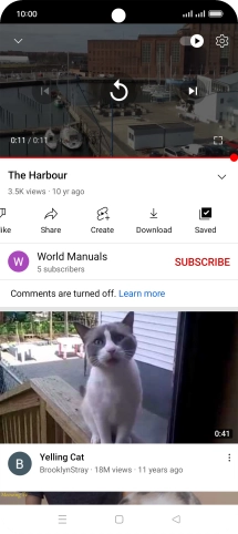 Press the Home key to return to the home screen.