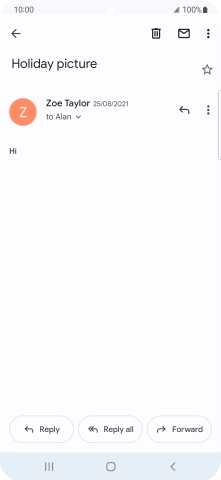 If an application is open on your phone, such as a Mail, you can also use the functions available here, e.g.: Reply to this email. If an application is open on your phone, such as a Mail, you can also use the functions available here, e.g.: Reply to this email.