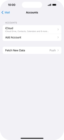 Press Add Account. Press Add Account.