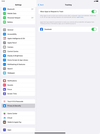 Press the indicator next to Press the indicator next to