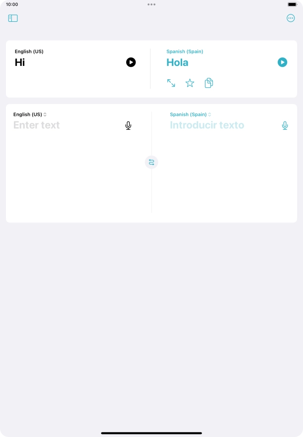 Press the screen size icon.