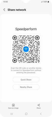 Place the QR code inside the camera frame on the other device to scan the code.